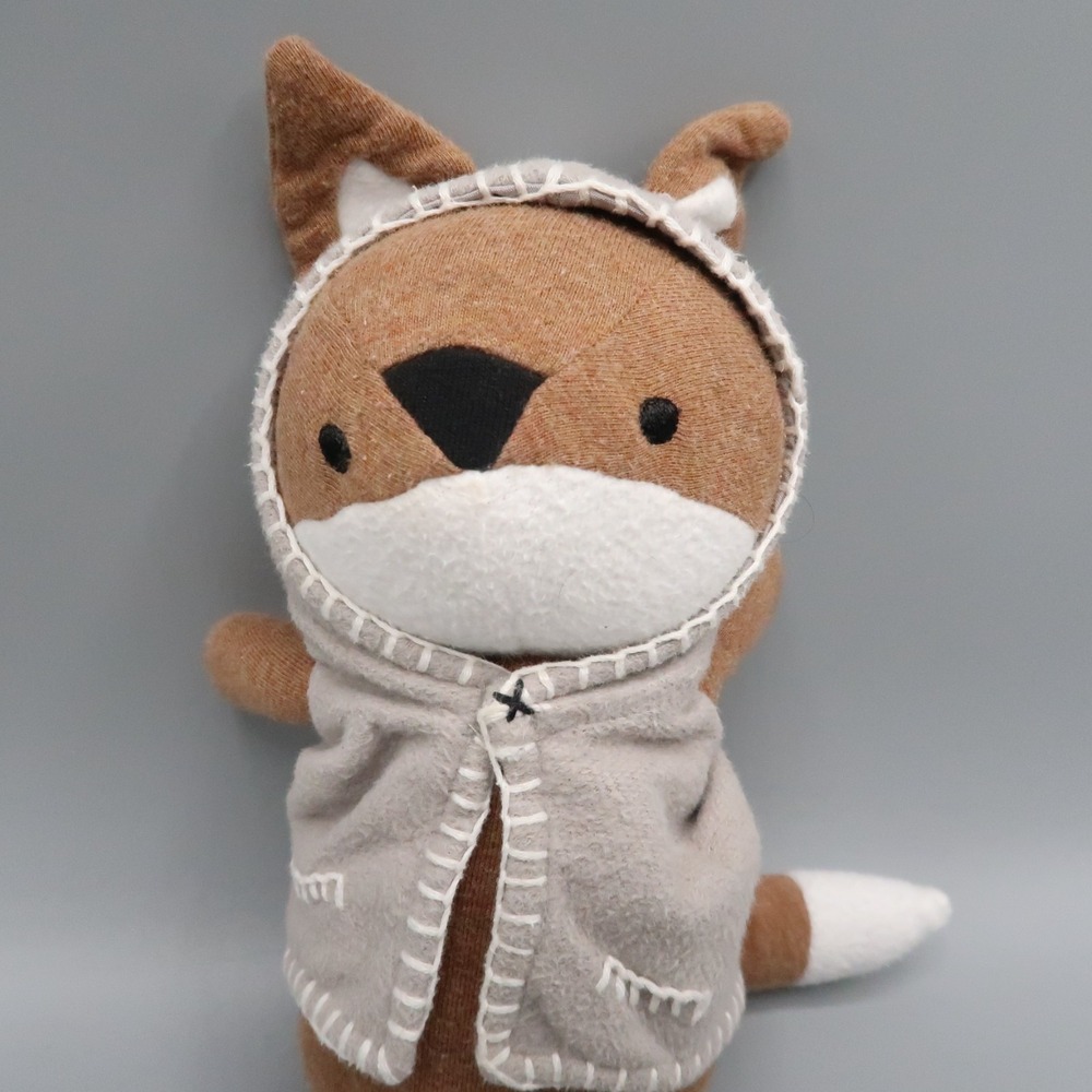 Crane Baby Frankie The Fox Stuffed Animal Plush Companion Toy Lovey